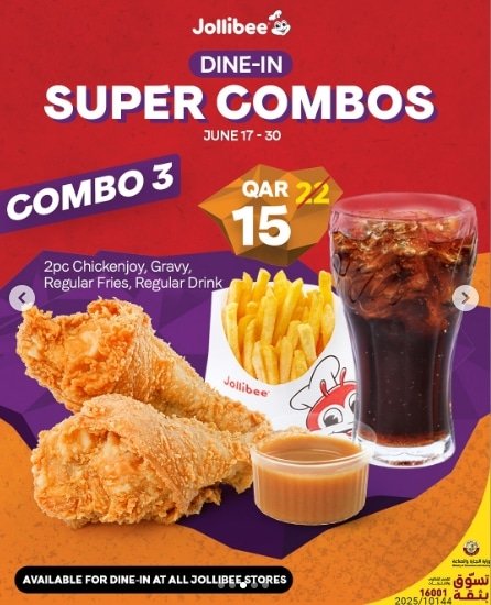 Jollibee Combo offers