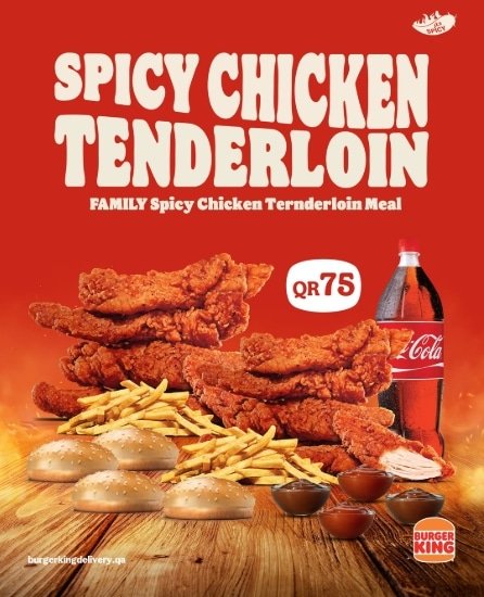 Burger King- The Spicy Chicken Tenderloin Family Meal offer