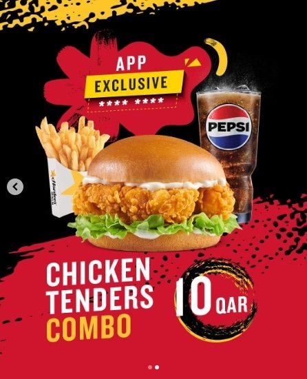 Hardee’s QAR 10 offer