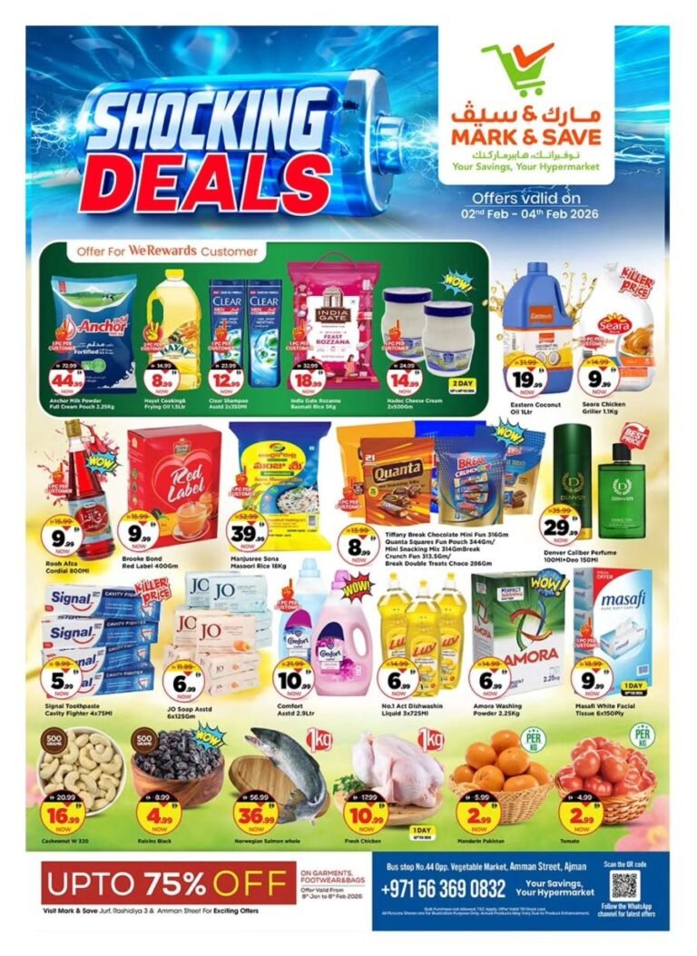 Mark & Save Ajman Shocking deals