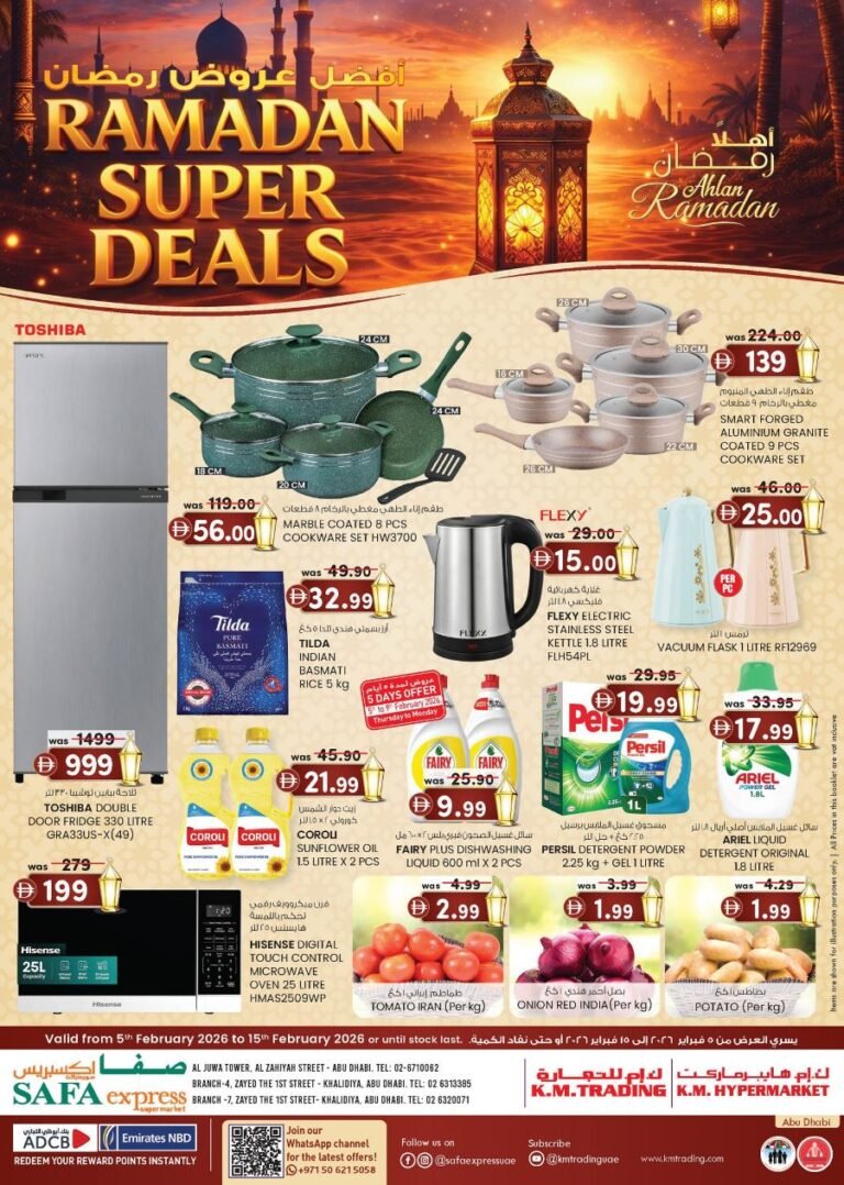 SAFA Express Abu Dhabi Ramadan Super deals