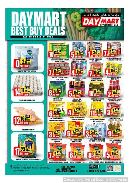 DayMart Hypermarket Catalog cover page